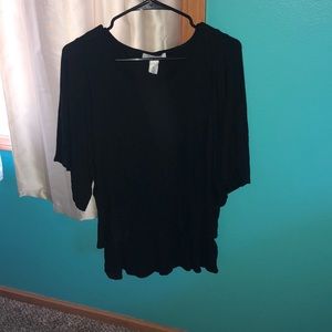 White House Black Market Layered Top